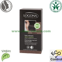 Colorante capilar en polvo 100% vegetal Negro LOGONA